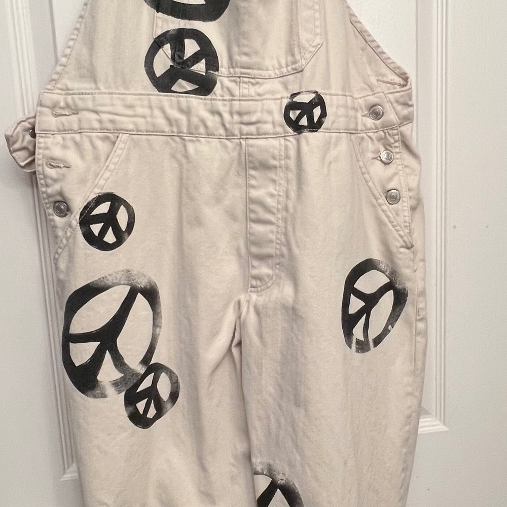 Free People Ziggy Harmony Peace overalls